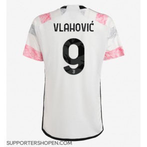Juventus Dusan Vlahovic #9 Borta Matchtröja 2023-24 Kortärmad